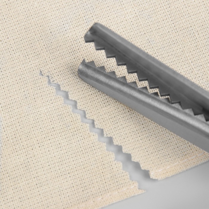 Ножницы «Зигзаг», 9", 23 см, шаг - 3 мм, цвет чёрный