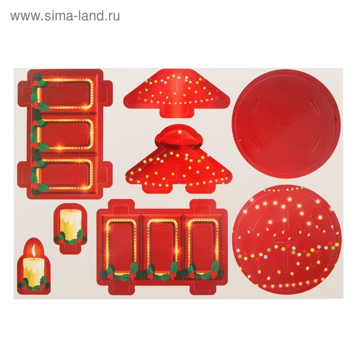 3D Конструктор фигурки «Новогодний фонарик» 3D Конструктор фигурки «Новогодний фонарик»