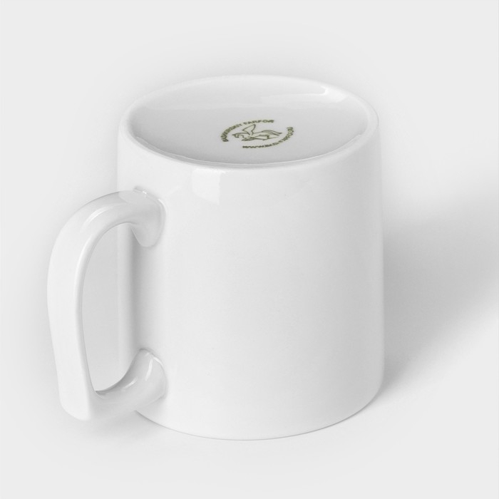 Кружка фарфоровая «Евро», 350 мл Кружка фарфоровая «Евро», 350 мл