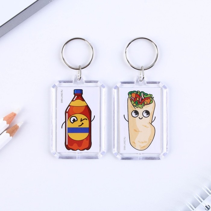 Брелоки парные «Парочка» набор, 12 х 16 см.