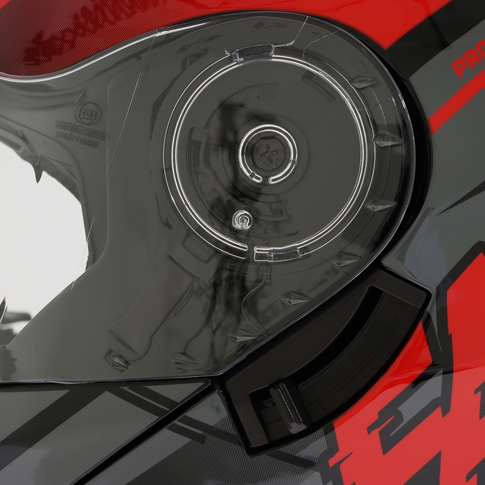 Шлем модуляр с двумя визорами, размер L (59-60), модель - BLD-160E, черно-красный Шлем модуляр с двумя визорами, размер L (59-60), модель - BLD-160E, черно-красный