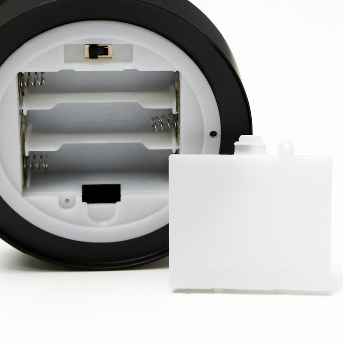 Ночник настольный Ночник настольный "Сердце" LED от батареек 3хААА черный 11х16,5х36,4 см RISALUX