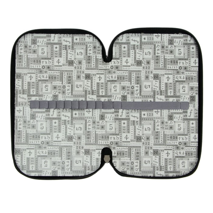 Пенал 3 секции, 125 х 205 х 55 мм, Calligrata 8П26/3 Пенал 3 секции, 125 х 205 х 55 мм, Calligrata 8П26/3 "Хоккеисты" (с эффектом металлика) ,ламинированный картон