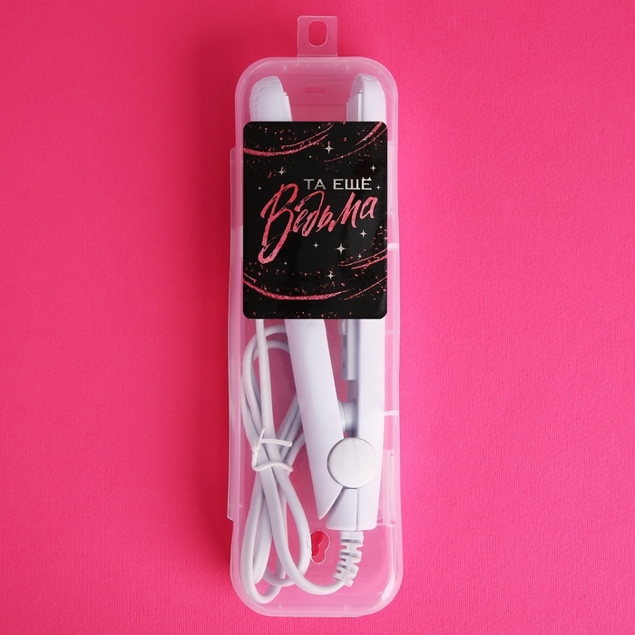 Плойка гофре мини «Та еще ведьма», LW-24, 17 х 2 см. Плойка гофре мини «Та еще ведьма», LW-24, 17 х 2 см.