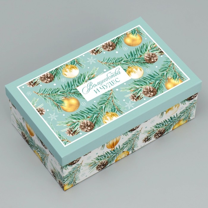 Набор коробок подарочных 15 в 1 «Чудеса случаются!», 12 х 6.5 х 4 см - 46.5 х 30 х 17.5 см, Новый год Набор коробок подарочных 15 в 1 «Чудеса случаются!», 12 х 6.5 х 4 см - 46.5 х 30 х 17.5 см, Новый год