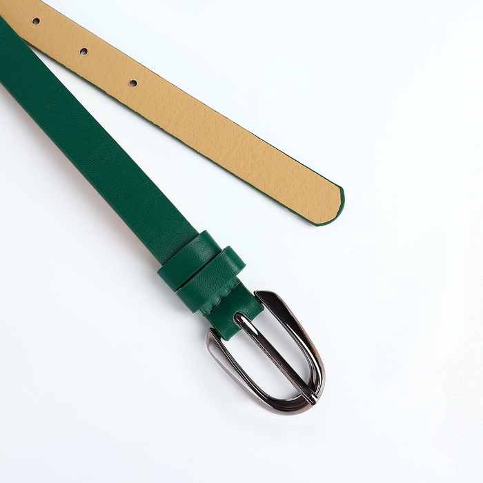 Ремень женский, ширина 1,6 см, пряжка металл, цвет Ремень женский, ширина 1,6 см, пряжка металл, цвет