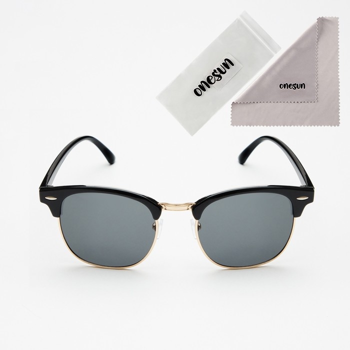 Очки солнцезащитные Очки солнцезащитные "OneSun", uv 400, дужка 14 см, ширина 14.3 см, линза 4.3 х 5 см