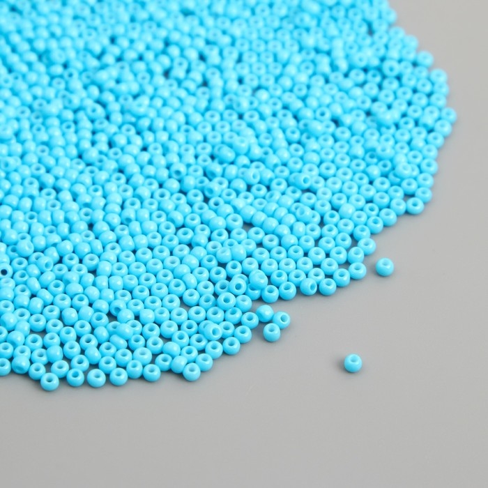 Бисер стекло 12/0  Бисер стекло 12/0 "Небесный" ровный №670 450 гр