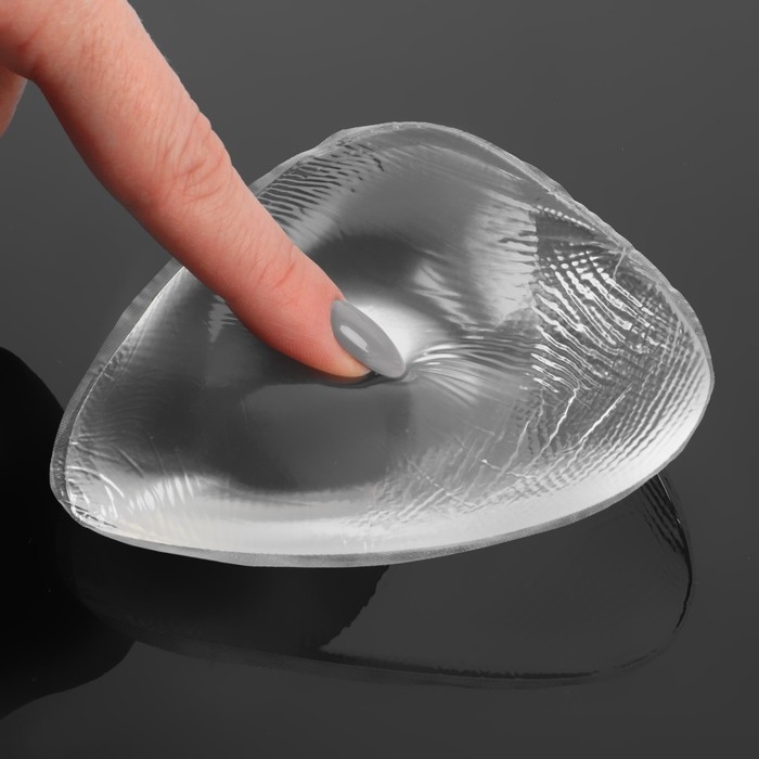 Вкладыши для бюстгальтера, пара, 10 × 10 см, цвет прозрачный Вкладыши для бюстгальтера, пара, 10 × 10 см, цвет прозрачный