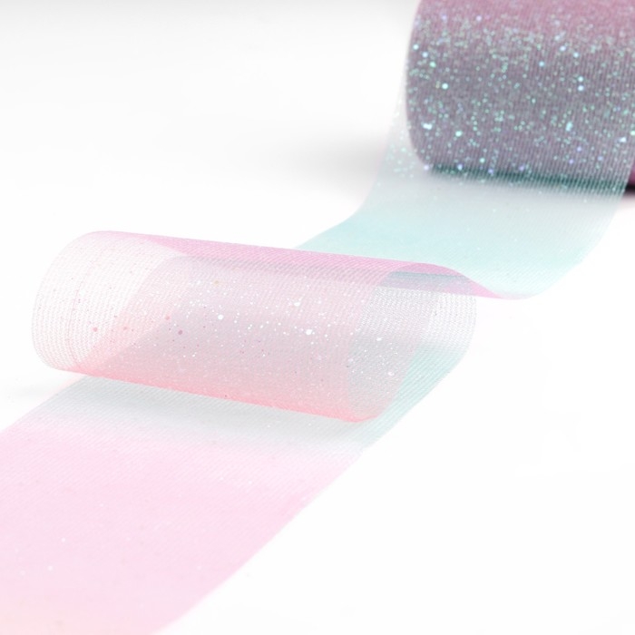 Фатин с глиттером «Радуга», 7,5 см, 11 ± 1 г/кв.м, 9 ± 0,5 м, цвет сиреневый №2 Фатин с глиттером «Радуга», 7,5 см, 11 ± 1 г/кв.м, 9 ± 0,5 м, цвет сиреневый №2
