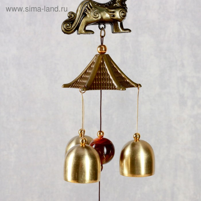 Музыка ветра металл Музыка ветра металл "Кирин" 3 колокольчика 45 см