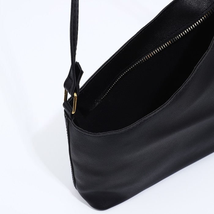 Сумка кросс-боди на молнии, цвет чёрный Сумка кросс-боди на молнии, цвет чёрный