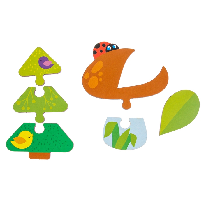 Головоломка пазл из крупных деталей «Лесные животные» Головоломка пазл из крупных деталей «Лесные животные»