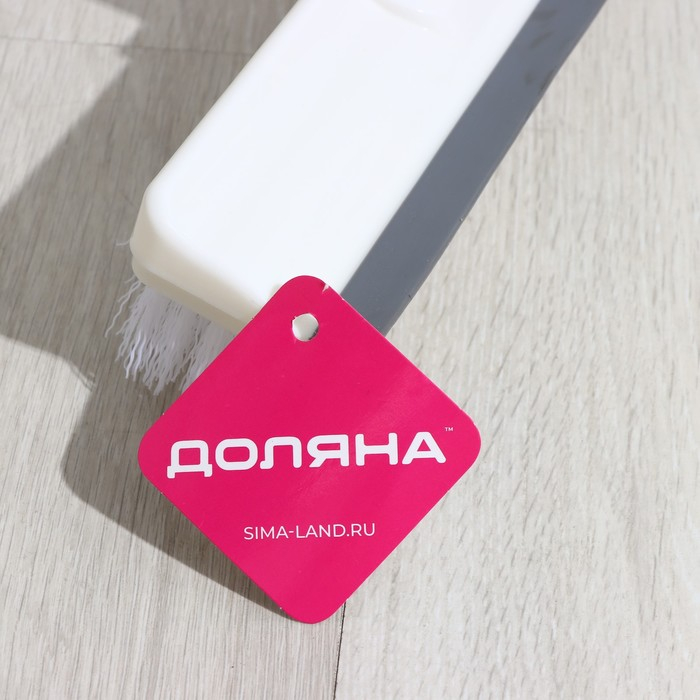 Щётка для подметания пола с водосгоном Доляна, черенок из нержавеющей стали, 28×6,5×117 см Щётка для подметания пола с водосгоном Доляна, черенок из нержавеющей стали, 28×6,5×117 см