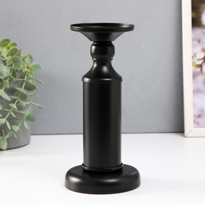 Подсвечник металл на 1 свечу d=7,5 см Подсвечник металл на 1 свечу d=7,5 см "Магнус" 10х10х21 см