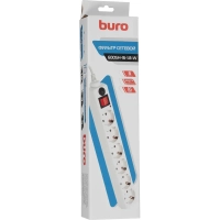 Сетевой фильтр Buro 600SH-1.8-W 1.8м (6 розеток) белый