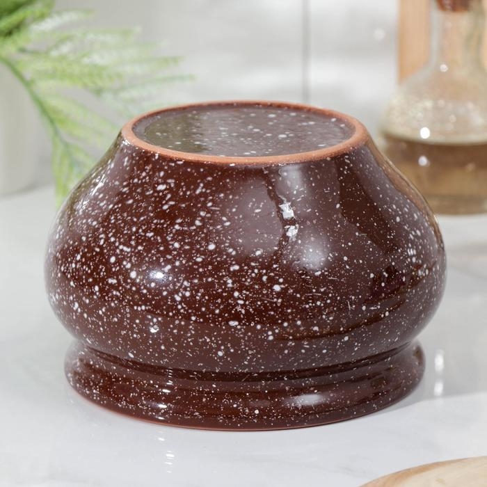 Горшочек традиционный «Мрамор коричневый», 1 л Горшочек традиционный «Мрамор коричневый», 1 л