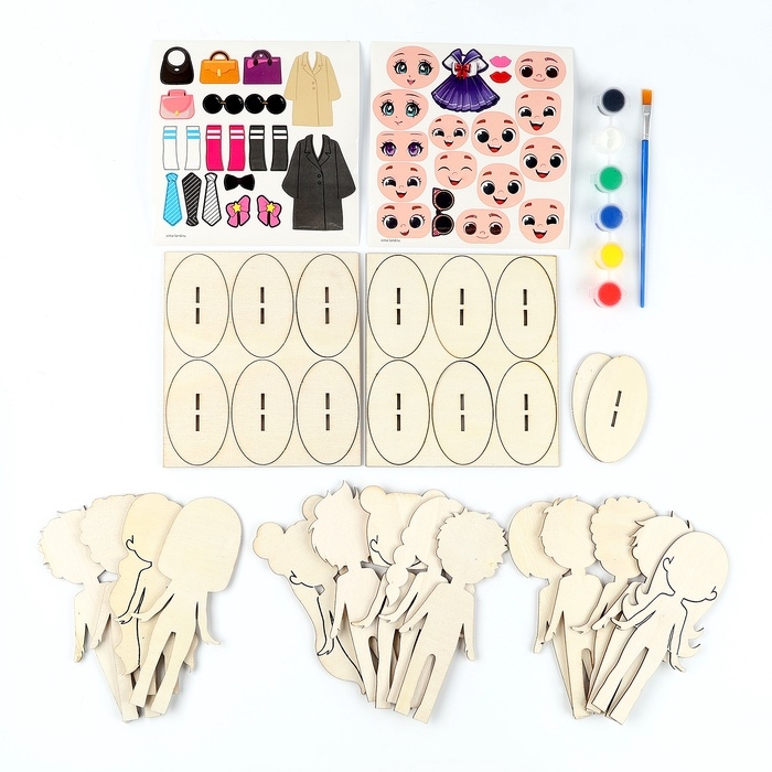 Роспись по дереву  Роспись по дереву "Творческие человечки"