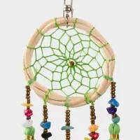 Брелок "Ловец снов" 17 см, цв. зелёный Брелок "Ловец снов" 17 см, цв. зелёный