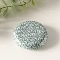 Шкатулка металл круглая "Геометрические рисунки" набор 12 шт 6,8х6,8х1,7 см