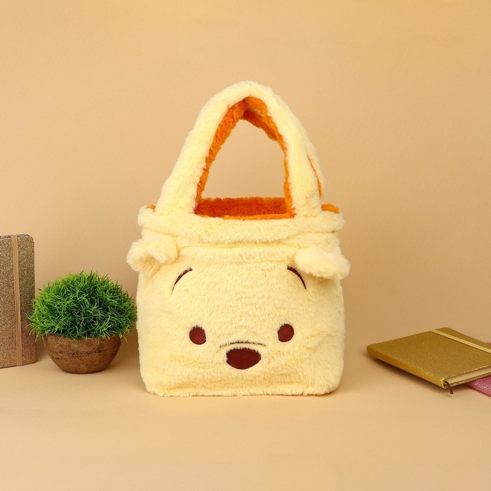 Сумка детская плюшевая, 23х11х28 см, двусторонняя, Медвежонок Винни и его друзья Сумка детская плюшевая, 23х11х28 см, двусторонняя, Медвежонок Винни и его друзья