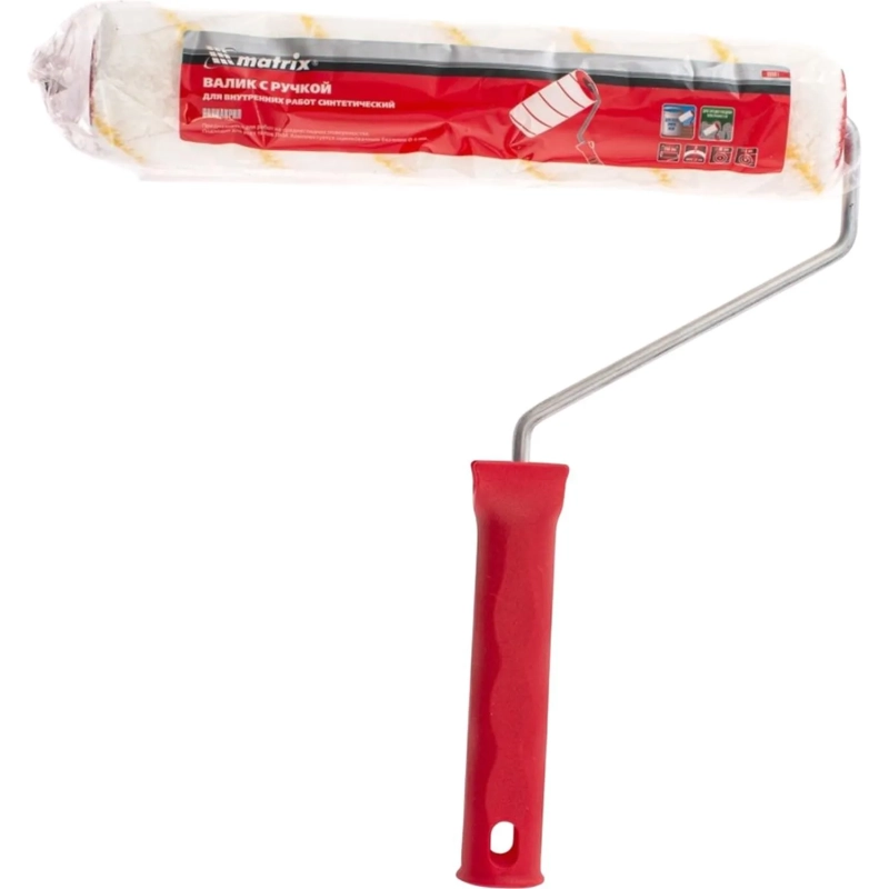 Валик 250 мм D=36 мм с ручкой 6 мм полиакрил Matrix 80881