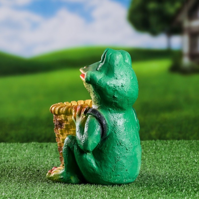 Фигурное кашпо  Фигурное кашпо "Лягушка" 17х17х23 см