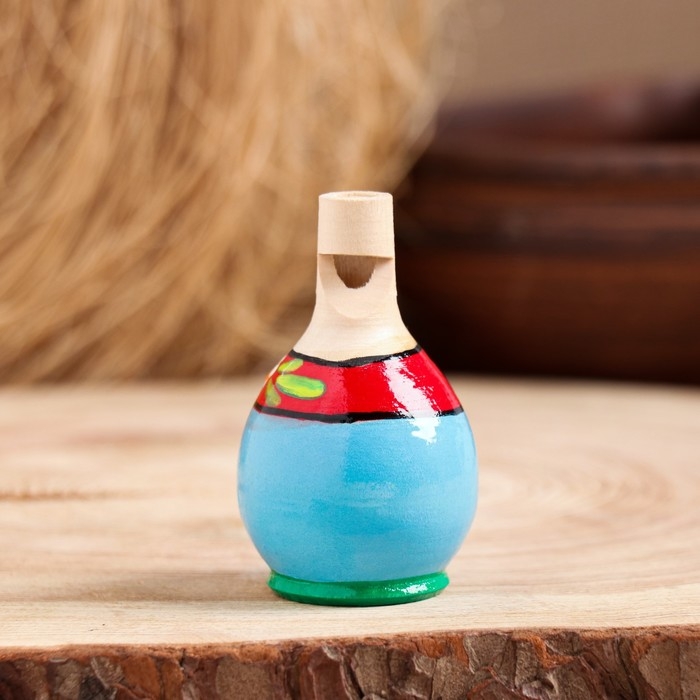 Свистулька «Колобок», 4×6 см, микс, ручная роспись Свистулька «Колобок», 4×6 см, микс, ручная роспись