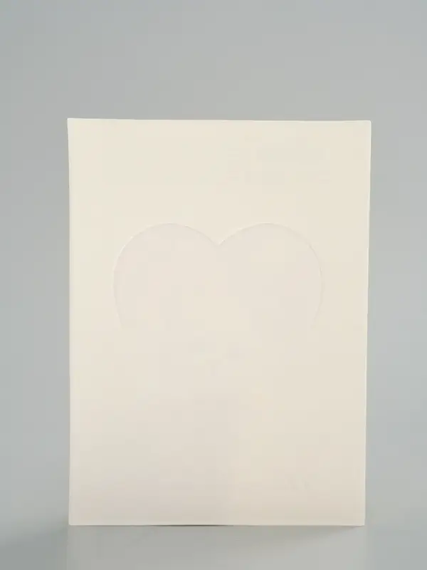 Открытка мини двойная формовая &laquo;С любовью!&raquo;, котик, 9.5&times;13 см