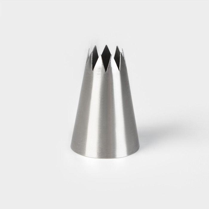 Насадка кондитерская KONFINETTA «Открытая звезда», d=3,4 см, выход 1,6 см, нержавеющая сталь Насадка кондитерская KONFINETTA «Открытая звезда», d=3,4 см, выход 1,6 см, нержавеющая сталь