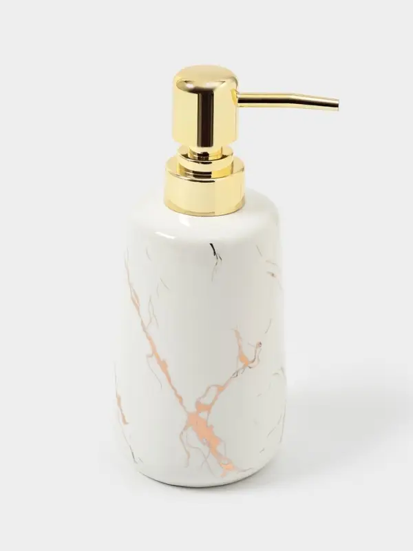 Дозатор для жидкого мыла SAVANNA Lightning, 350 мл, цвет белый Дозатор для жидкого мыла SAVANNA Lightning, 350 мл, цвет белый