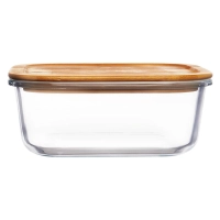 Контейнер стекл квадр 1230мл бамб/кр Studio TM Appetite