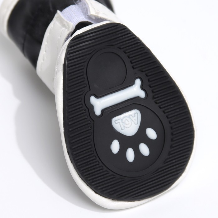 Ботинки "Спорт", набор 4 шт, 2 размер (4,4 х 3,4 см), чёрные