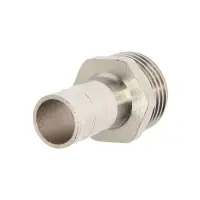Штуцер ZEIN, 1/2" х 12 мм наружная резьба, никелированная латунь, фасовка 100 шт.
