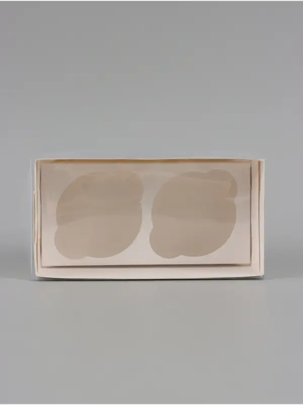 Коробка для капкейков, кондитерская упаковка, 2 ячейки &laquo;Для тебя&raquo;, 16&times;8&times;7.5 см