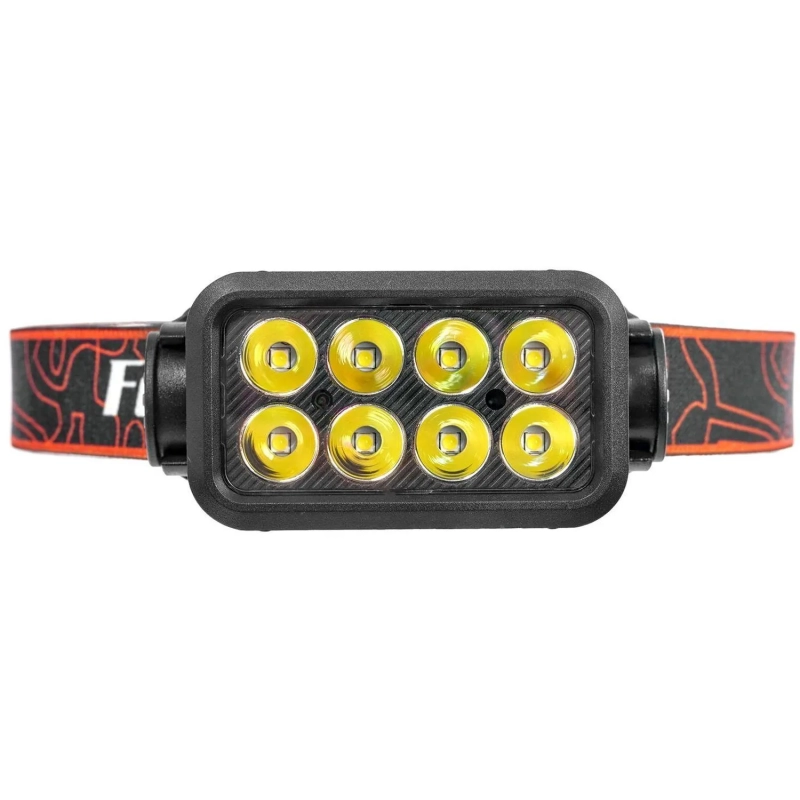 Фонарь налобный FOCUSray 1300 8 диодов,акку 18650 встр,1200мАН,3,7V  890118