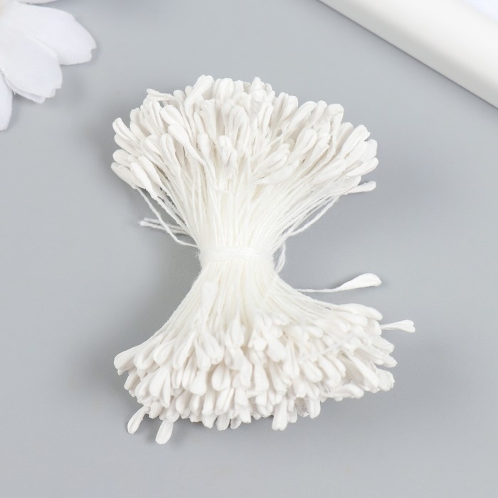 Тычинки для цветов Тычинки для цветов "Белый" набор 360 шт длина 6 см