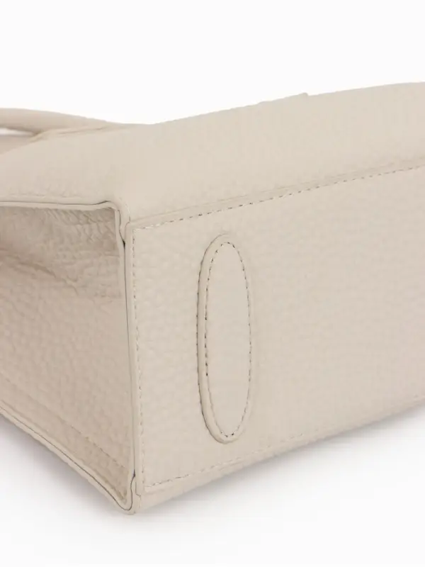 Сумка женская тоут TEXTURA на молнии, 29&times;10&times;25 см, однотонная, молочная