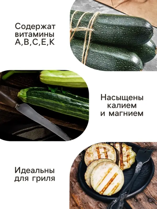 Семена Кабачок цукини  Семена Кабачок цукини "Зебра", 2 г