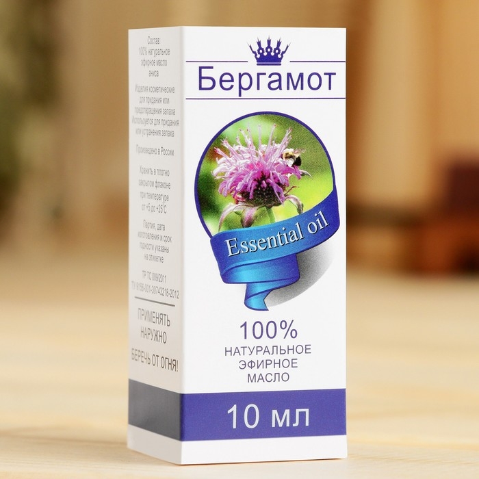 Эфирное масло Эфирное масло "Бергамот", флакон-капельница, аннотация, 10 мл