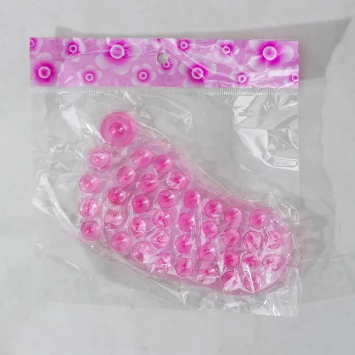 Мини-коврик для ванны «Нога», 7.5×12 см, МИКС Мини-коврик для ванны «Нога», 7.5×12 см, МИКС