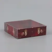 Коробка для макарун &laquo;Щелкунчик&raquo;, 12 &times; 12 &times; 3 см