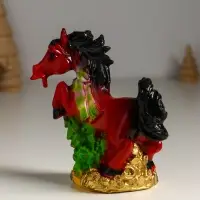 Копилка "Огненный конь с ёлкой" 13х13х6,5 см, Копилка "Огненный конь с ёлкой" 13х13х6,5 см,