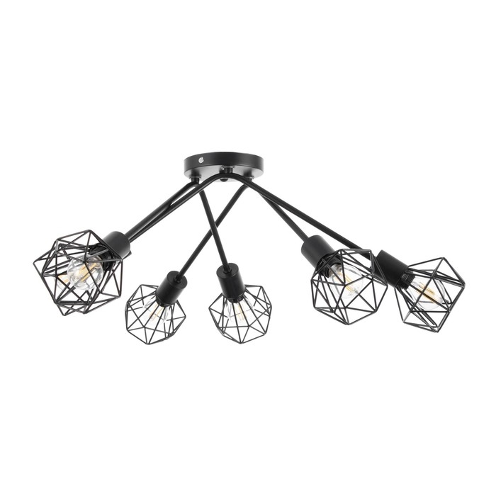 Люстра Люстра "Андис" 6хЕ27 40Вт черный 50х50х18 см