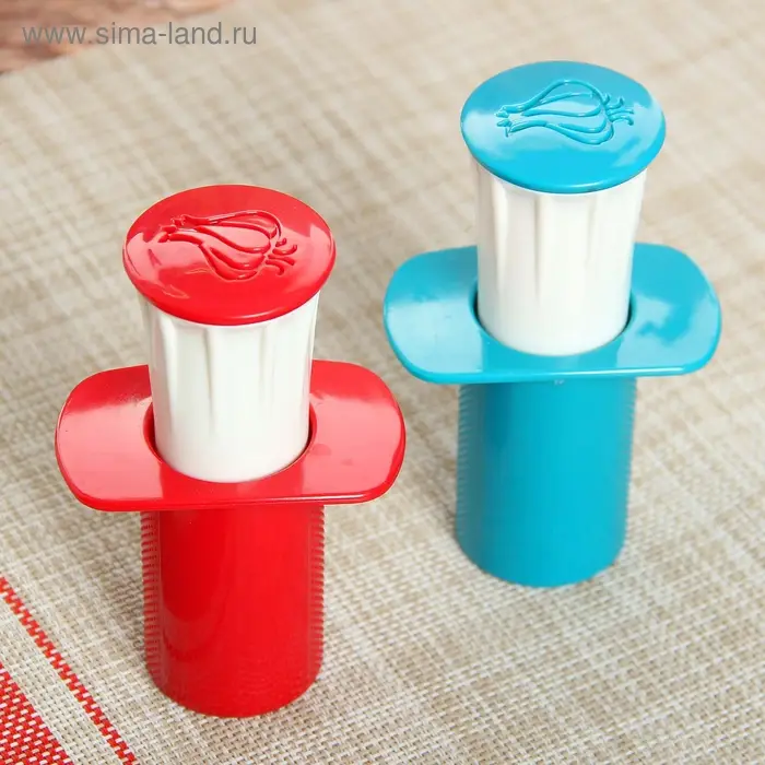 Пресс для чеснока Доляна «Конус», 11 см, цвет МИКС Пресс для чеснока Доляна «Конус», 11 см, цвет МИКС