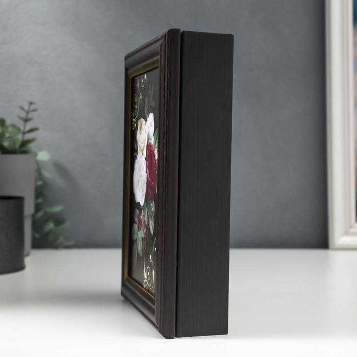 Ключница Ключница "Букет пионов" венге 15х21 см