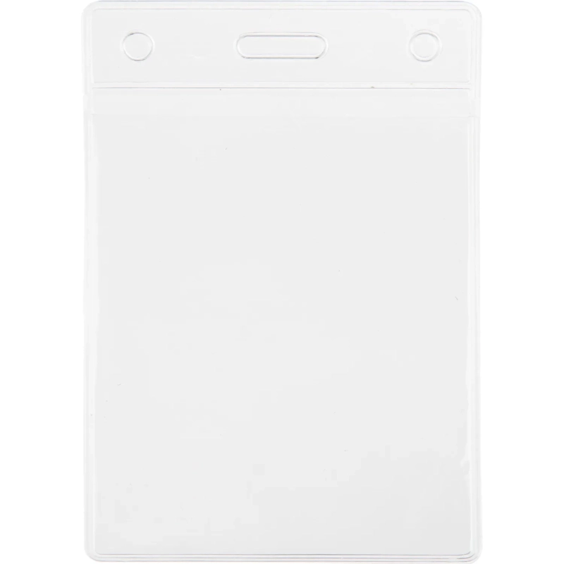 Бейдж Attache Economy 138x96 150мкм,шнурок 45см син, вкладыш 120x90 5шт/уп