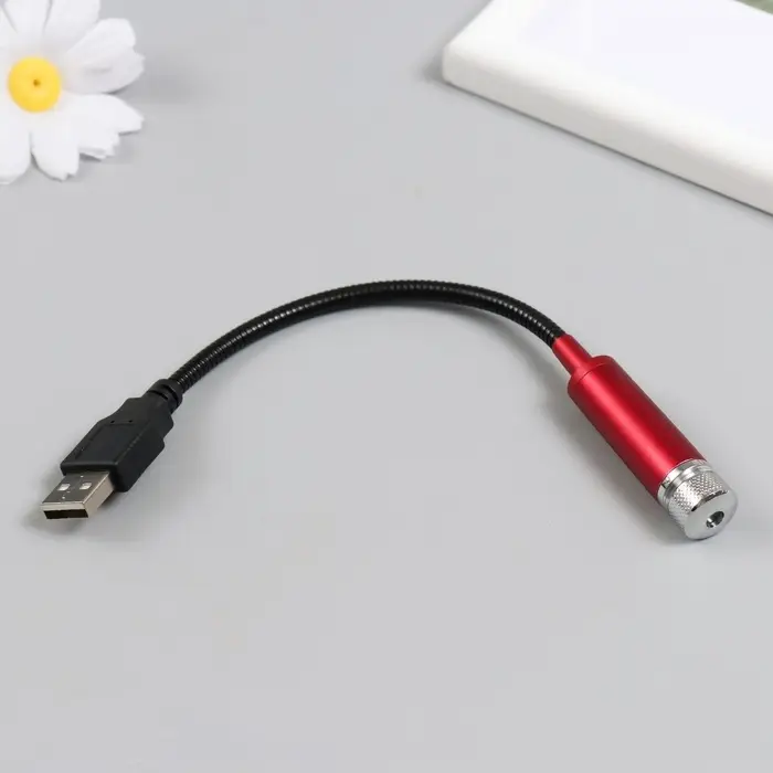 Лазерная указка с насадками: 12 + 1, от USB, 10&times;14.5 см