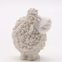 Фигурка декоративная &laquo;Баран Яша&raquo;, неокрашенная, 8&times;6 см, белая