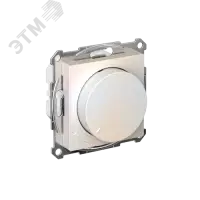 ATLASDESIGN СВЕТОРЕГУЛЯТОР (диммер) повор-нажим, LED, RC, 400Вт, мех., ЖЕМЧУГ